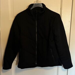 Three Dots Quilted zip jacket